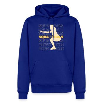 Squat Goals Gym - Men's Premium Hoodie - royal blue - Front