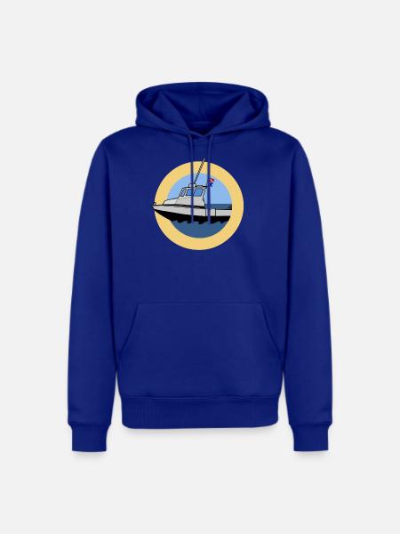 Scuba Boat - Men's Premium Hoodie - royal blue