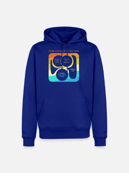 Internet Humor Money Meme - Men's Premium Hoodie - royal blue