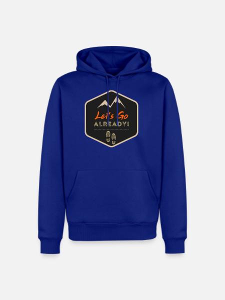 Let's go already! - Men's Premium Hoodie - royal blue