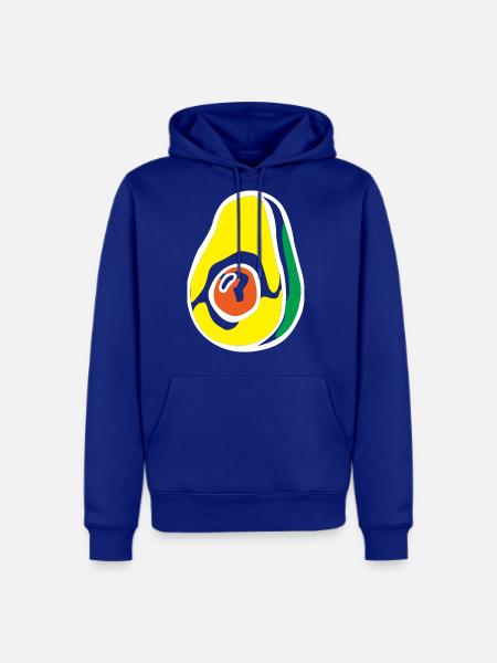 Avocado Slice - Men's Premium Hoodie - royal blue