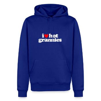 i love hot grannies - Men's Premium Hoodie - royal blue - Front