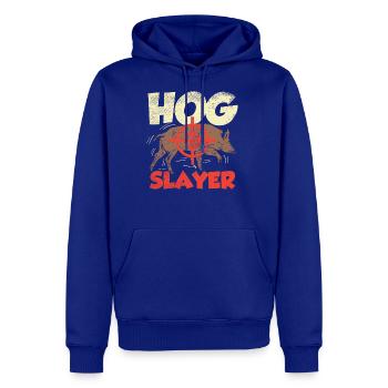 Hog Swine Hunt Hunting Pig Hunting Hog Removal - Men's Premium Hoodie - royal blue - Front