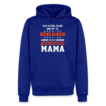 Try To Behave Toddler Etiquette - Men's Premium Hoodie - royal blue - Front