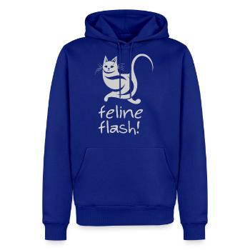 Feline Flash - Men's Premium Hoodie - royal blue - Front