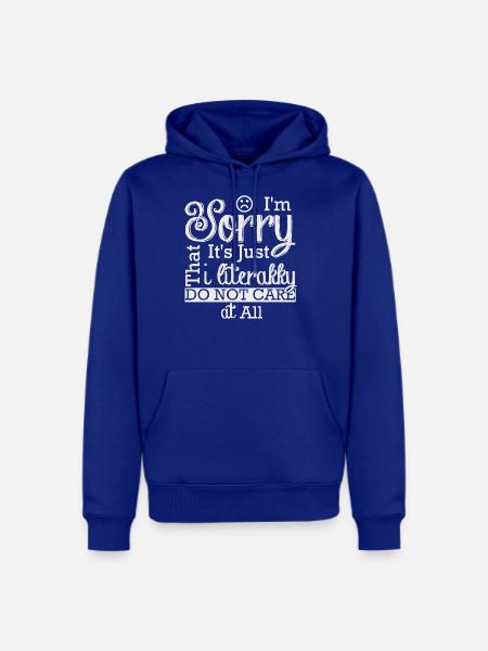 im sorry - Men's Premium Hoodie - royal blue