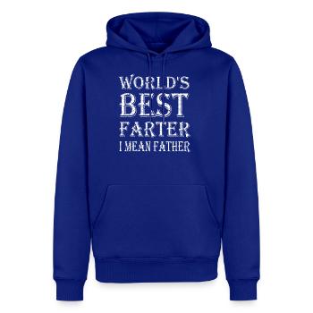 World s Best Farter I Mean Father Funny Gifts For - Men's Premium Hoodie - royal blue - Front