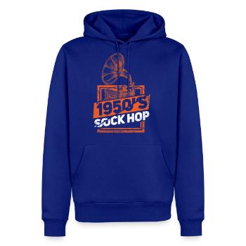 1950s Sock Hop - Men's Premium Hoodie - royal blue - Front