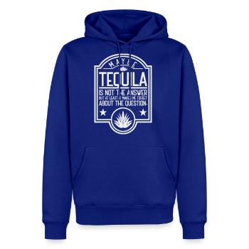 Tequila Fan Mono - Men's Premium Hoodie - royal blue - Front