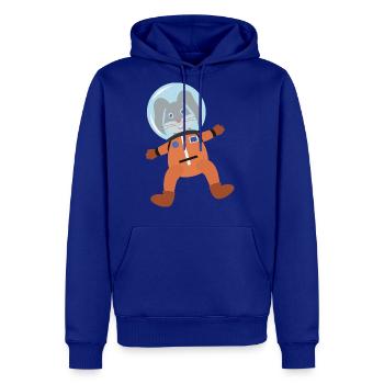Rabbit In Space Suit - Men's Premium Hoodie - royal blue - Front