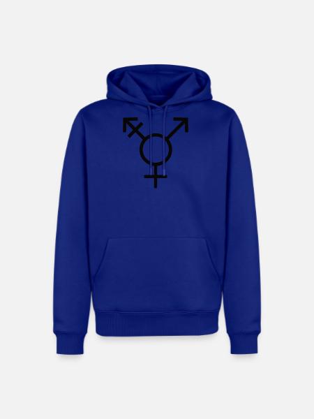 Transgender Gender Trans Human diversity - Men's Premium Hoodie - royal blue