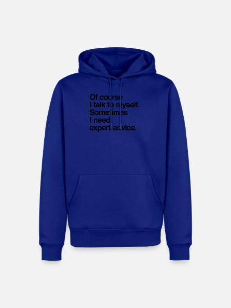 Expert advice - Men's Premium Hoodie - royal blue