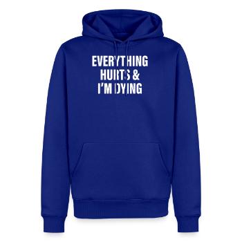 Exercise Extra Rice - Men's Premium Hoodie - royal blue - Front