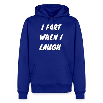Laugh Fart - Men's Premium Hoodie - royal blue - Front