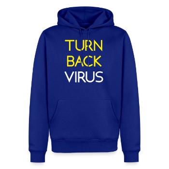 Turn Back Virus - Men's Premium Hoodie - royal blue - Front