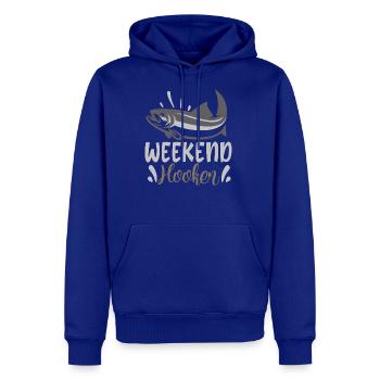 Funny Weekend Hooker For Fishing Gift - Men's Premium Hoodie - royal blue - Front