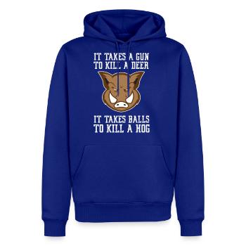 Hog Hunter - Men's Premium Hoodie - royal blue - Front