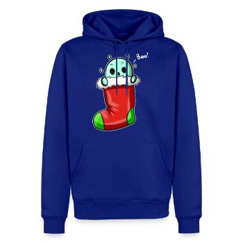 Boo Spirit In Christmas Chimney Sock Christmas - Men's Premium Hoodie - royal blue - Front