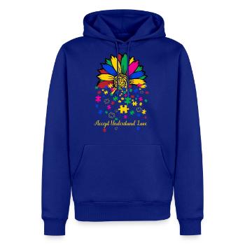 Sunflower Lover Autism Cricut Shirt - Men's Premium Hoodie - royal blue - Front