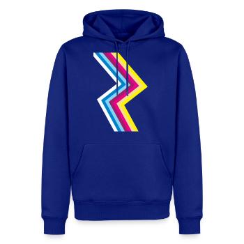 80s Neon Flash - Men's Premium Hoodie - royal blue - Front