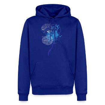 brainstorm designer T-shirt - Men's Premium Hoodie - royal blue - Front