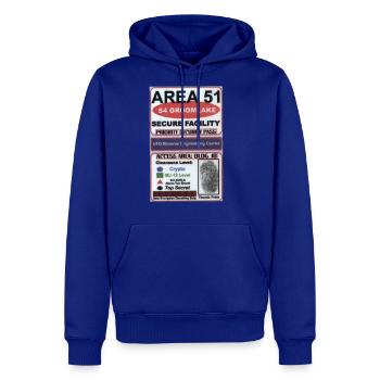Area 51 Reverse Engineering Pass - Men's Premium Hoodie - royal blue - Front
