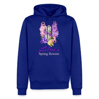 Spring flowers Lilacs - Men's Premium Hoodie - royal blue - Front