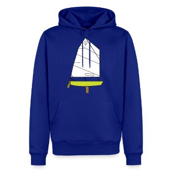 Optimist Sailing Dinghy - Men's Premium Hoodie - royal blue - Front