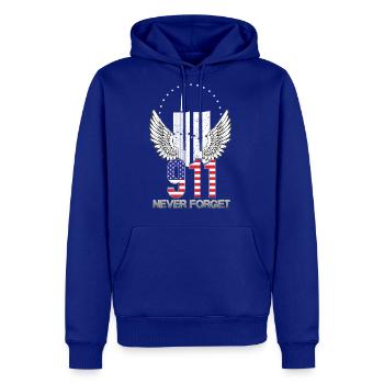 911 Never forget wings - Men's Premium Hoodie - royal blue - Front