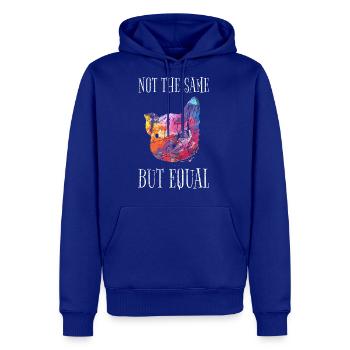 Vegan Animal Welfare Not The Same But Equal Vegan - Men's Premium Hoodie - royal blue - Front