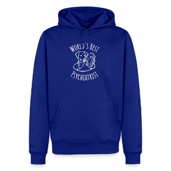 Beer Dog World s Best Psychiatrist - Men's Premium Hoodie - royal blue - Front