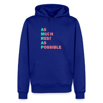 As Much Rest As Possible - Men's Premium Hoodie - royal blue - Front
