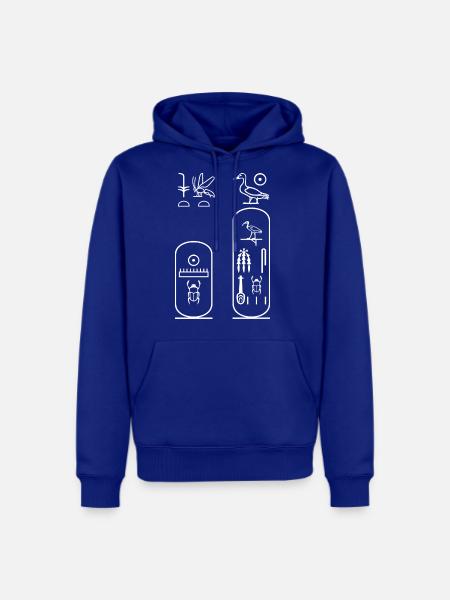 King Tuthmosis Iii s Name - Men's Premium Hoodie - royal blue