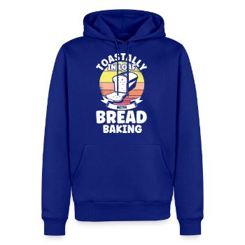 Toastally In Loaf With Bread Baking Bakery Baker - Men's Premium Hoodie - royal blue - Front