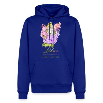 Spring flowers Lilacs - Men's Premium Hoodie - royal blue - Front