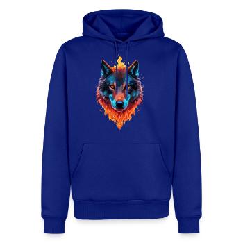 fire and wolf - Men's Premium Hoodie - royal blue - Front