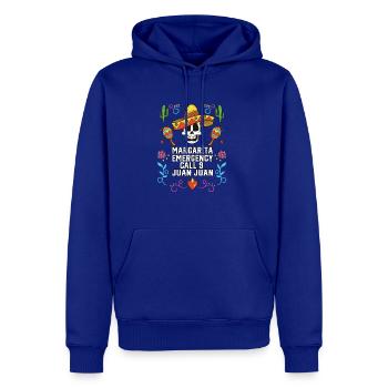 Margarita Emergency Call 9 Juan Juan Margarita - Men's Premium Hoodie - royal blue - Front