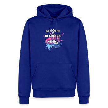 Bi Hook Or Bi Crook Bisexual Rainbow Pride Bisexua - Men's Premium Hoodie - royal blue - Front