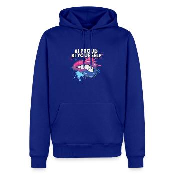 Bi Proud Bi Yourself Rainbow Pride Bisexuality LGB - Men's Premium Hoodie - royal blue - Front