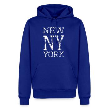 NY - Men's Premium Hoodie - royal blue - Front