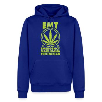 Ganja Hashish Hemp Cannabis Grass Weed Weed - Men's Premium Hoodie - royal blue - Front