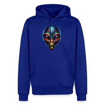Alien Face - Men's Premium Hoodie - royal blue - Front