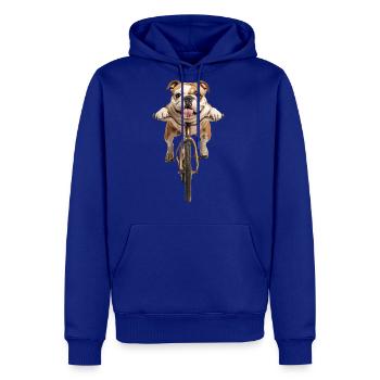 Bulldog - Men's Premium Hoodie - royal blue - Front