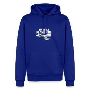 Solo Traveler Vacation Trip My First Airplane - Men's Premium Hoodie - royal blue - Front