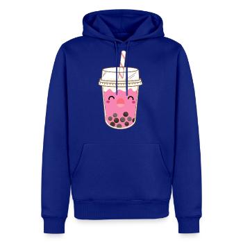 Pink Bubble Tea Boba Bubble Tea Kawaii - Men's Premium Hoodie - royal blue - Front
