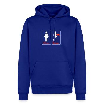Your girlfriend - My girlfriend - funny comparison - Men's Premium Hoodie - royal blue - Front