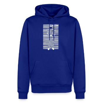 Banksy Prisoner Barcode - Men's Premium Hoodie - royal blue - Front