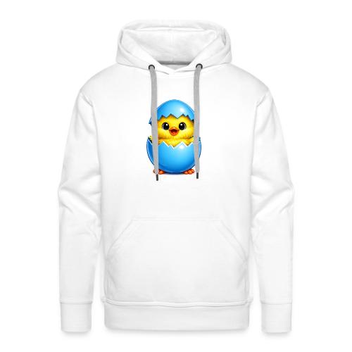 Easter Chick Blue - Men's Premium Hoodie