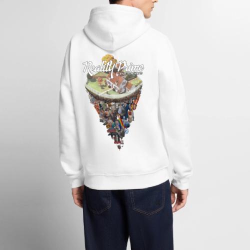 Reality Prime (On White, Back Facing) - Men's Premium Hoodie