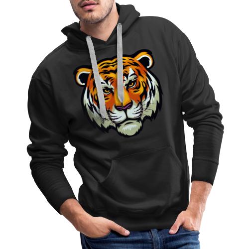 Tiger Fashion Feline Animal, Tiger Willing Success - Men's Premium Hoodie